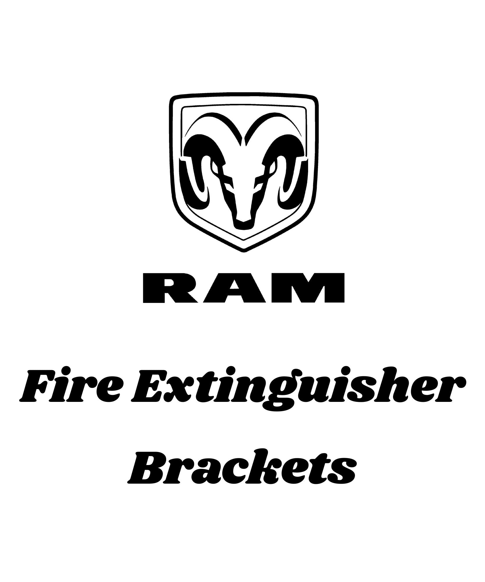 Dodge Ram Fire Extinguisher Brackets