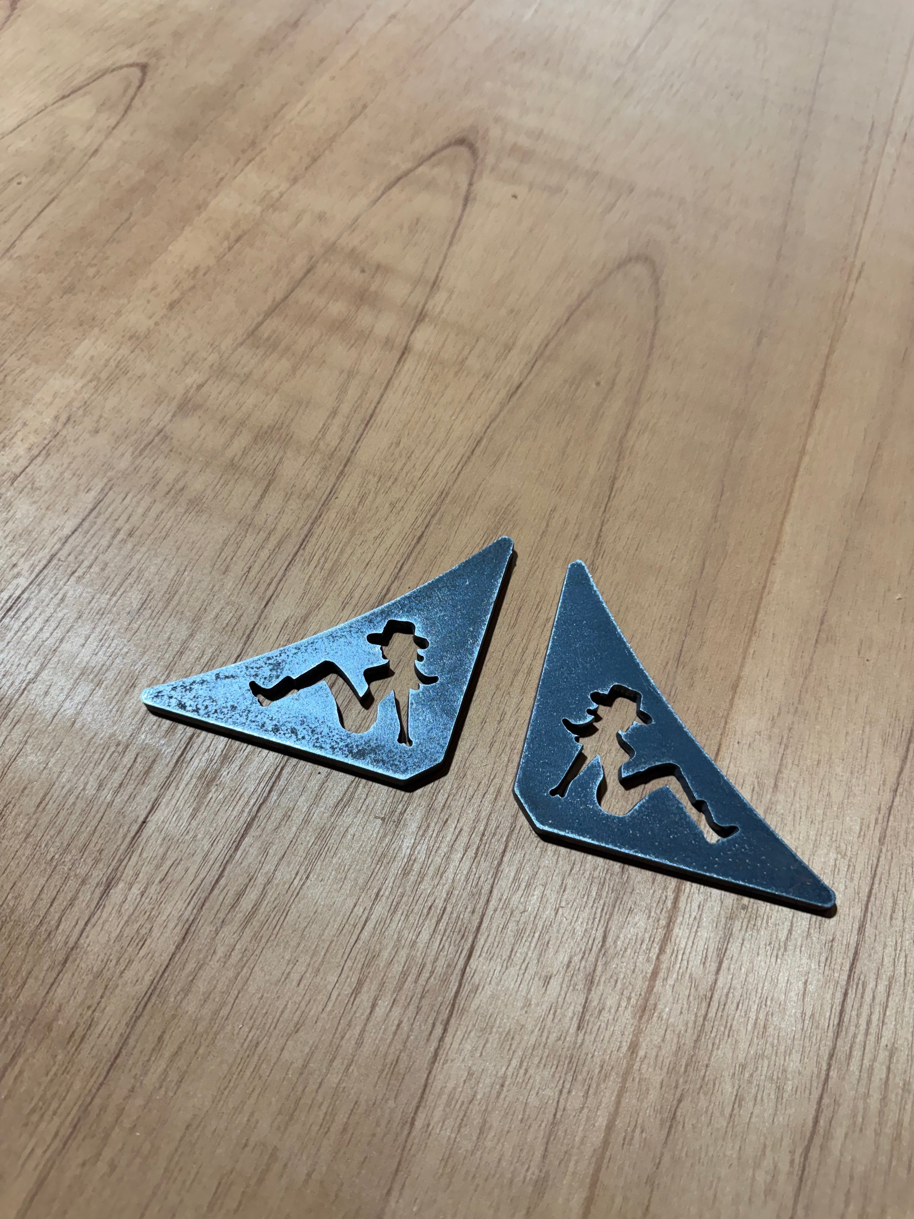 4" x 4" Cowgirl Gusset in 3/16" Mild steel