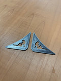 6" x 6" Vice City Girl Gusset in 3/16" Mild steel