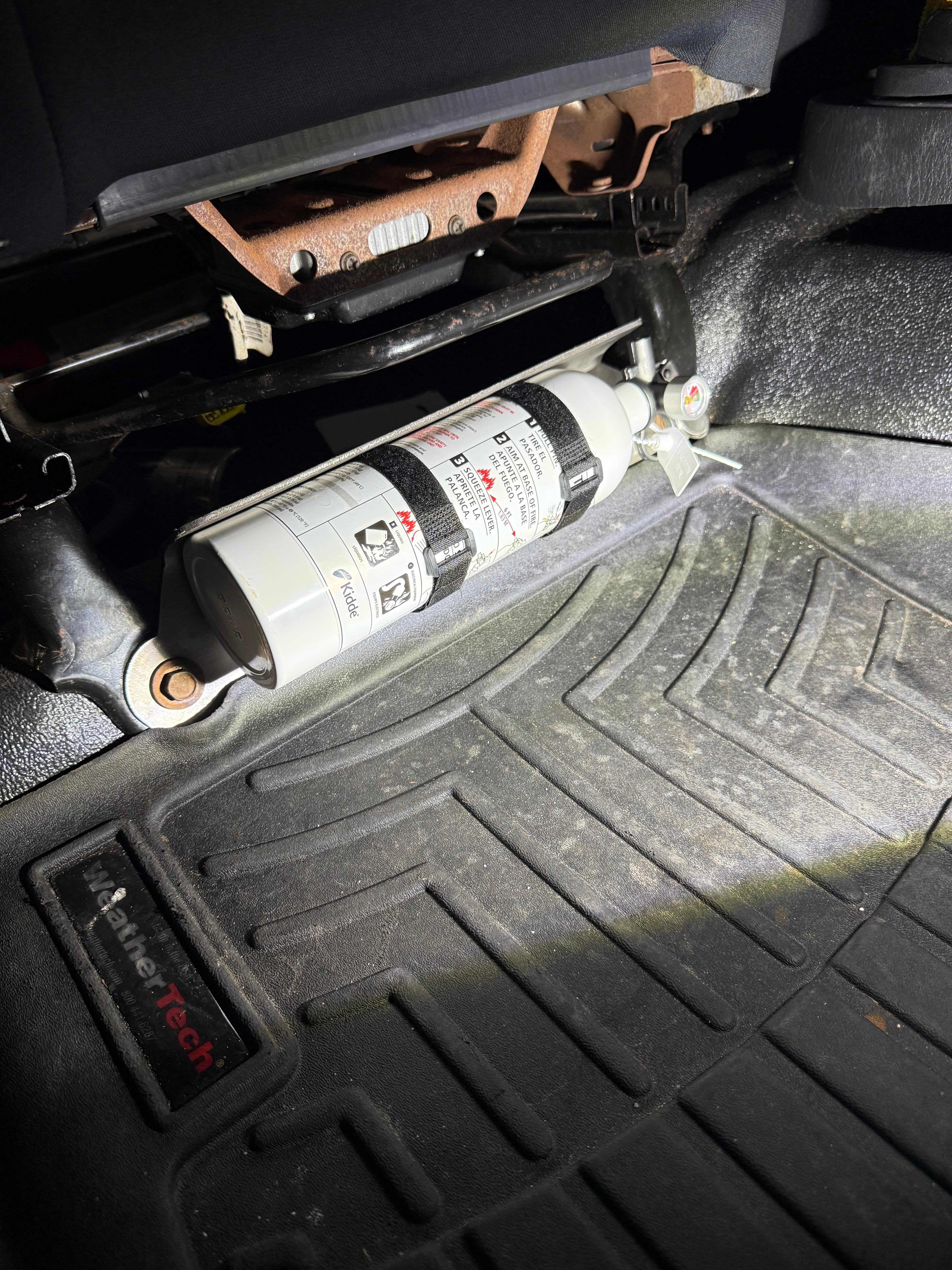 2003-2009 3rd Gen Dodge Ram Fire Extinguisher mount WITHOUT Extinguisher