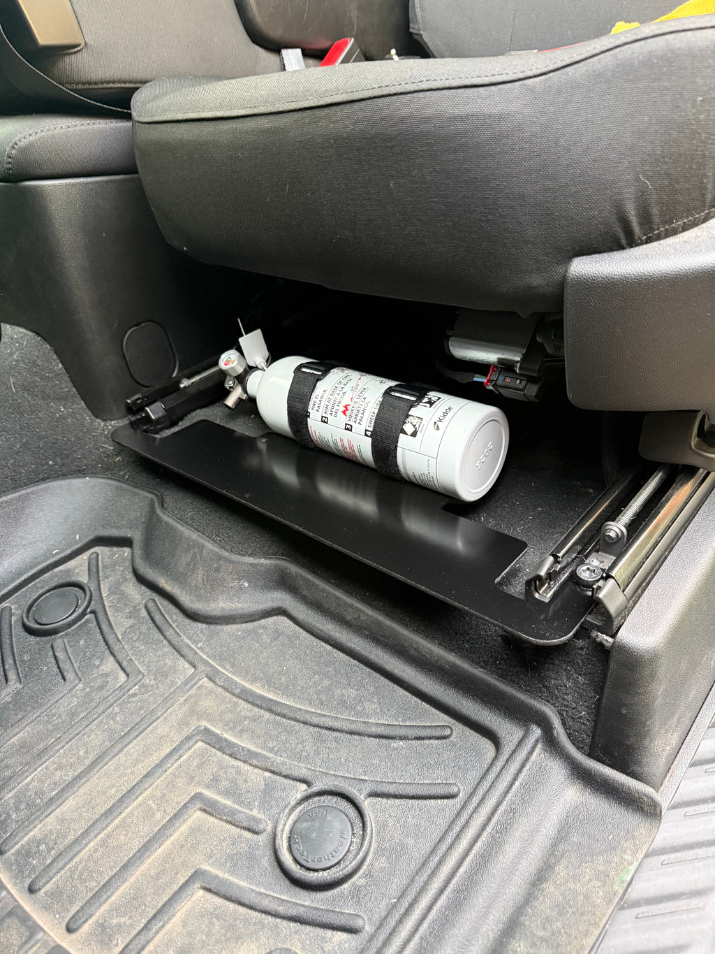 2019+ Silverado Sierra Tahoe Suburban Yukon Fire Extinguisher Bracket WITHOUT Extinguisher