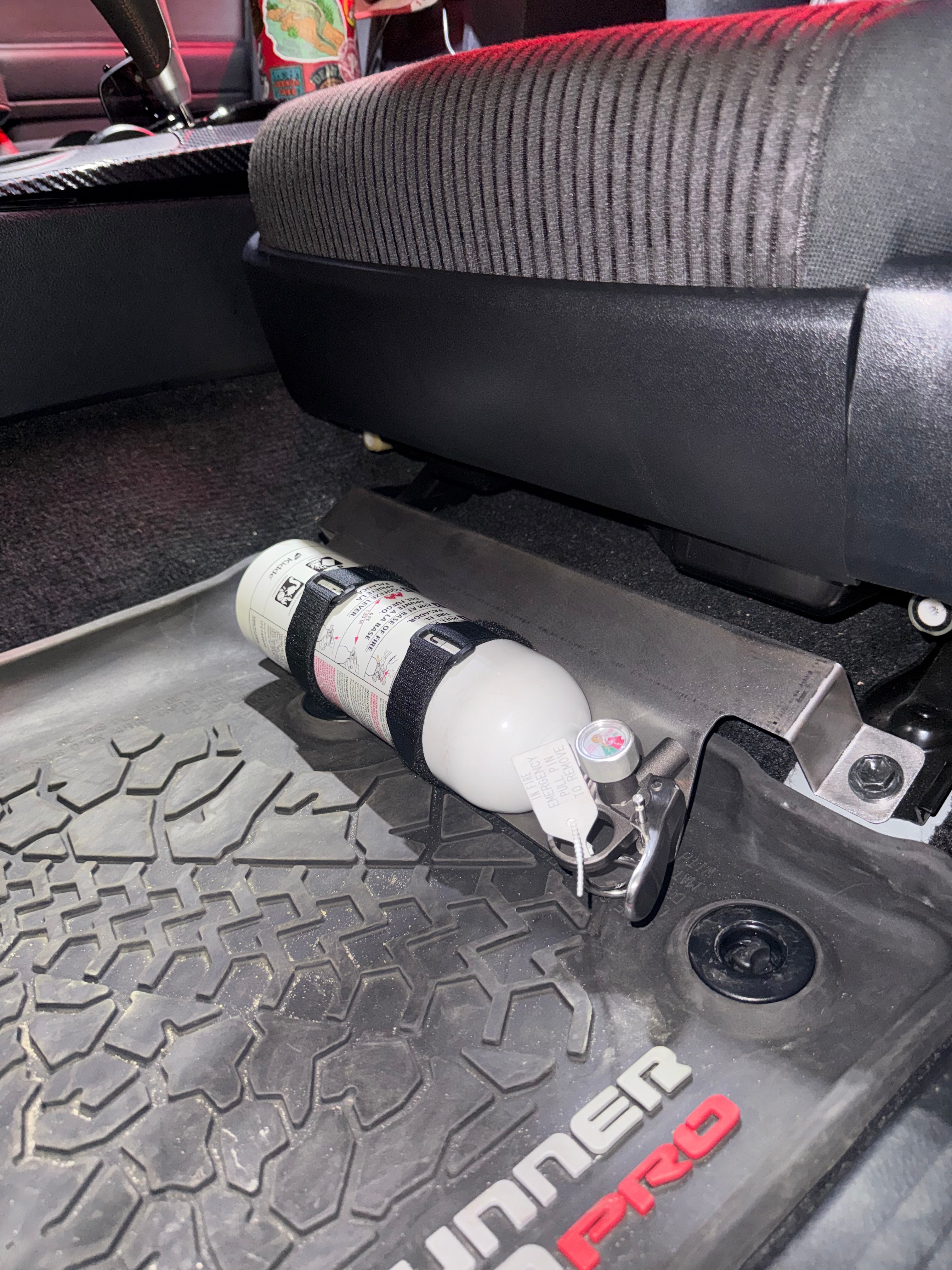 2010-2024 Toyota 4Runner / 2005-2023 Tacoma Fire Extinguisher Bracket WITH Kidde 5BC Extinguisher
